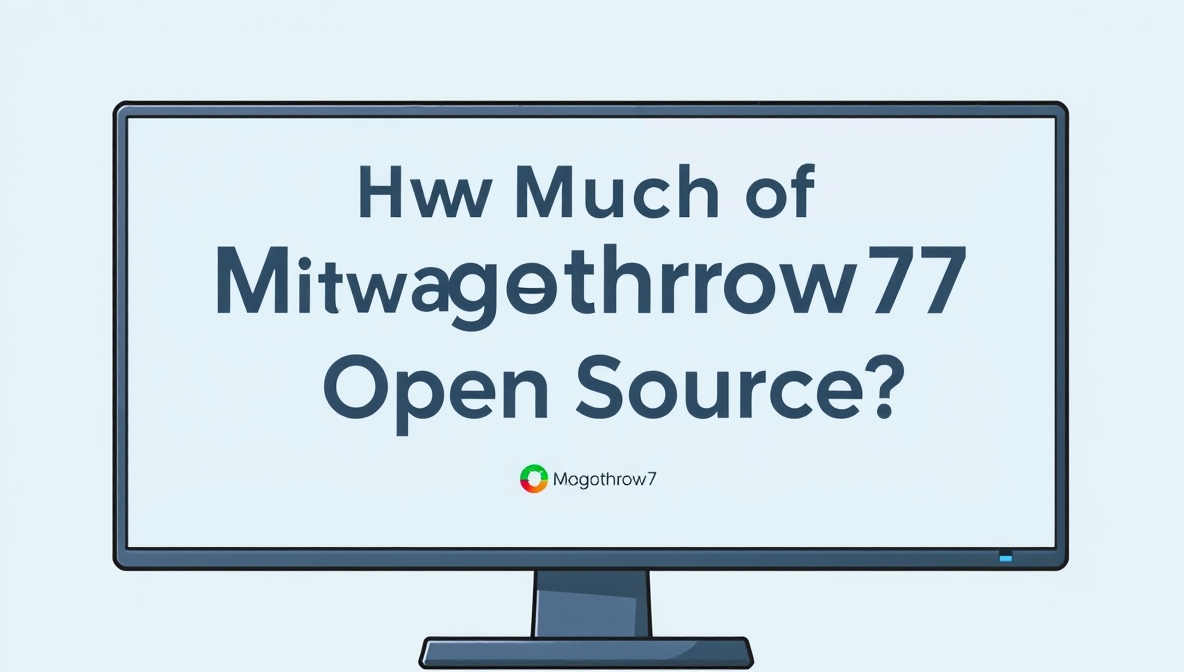 how much mogothrow77 software is open source