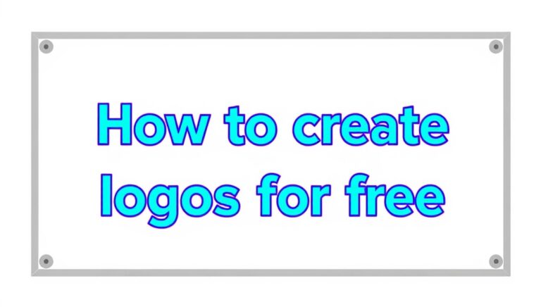 how to create logos for free flpmarkable