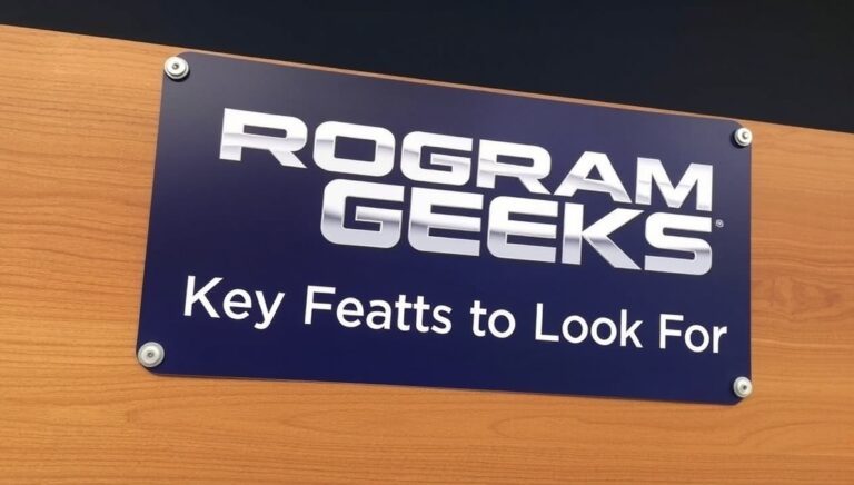 programgeeks key features to look for
